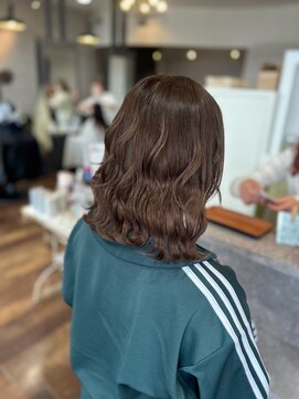 ヘアーワークス ボナ(HAIR WORKS bona.) ウェーブ　パーマ　レディーズ