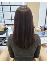 ハーツオオサカ(HE:ARTS OSAKA)&nbsp;髪質改善ストレートでヨシンモリ艶髪ミディ