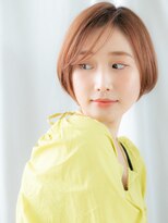ドクターズ サロン ラブ(Dr's Salon LAB)&nbsp;立体感オレンジベージュ小顔抜け感丸みショートt古河20代30代