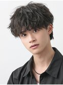 シャドウパーマ韓国風マッシュシースルーマッシュ
