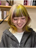 135. ブリーチ/インナーカラー/デザインカラー/前髪