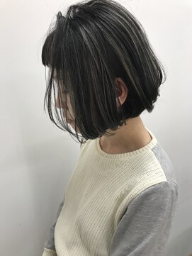 キューズ クラブ(cuz KLUB) 【cuz KLUB】コントラストハイライト×ボブ