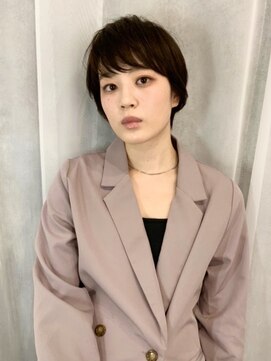 エムスラッシュ たまプラーザ(M.SLASH) 大人かわいい/切りっぱなし/黒髪/ショートウルフ/たまプラーザz2