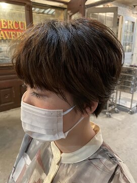 ロイジー(roijir) 【roijir】表参道　ハンサムショート×ピンク系カラー