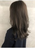 ウルフレイヤー×ロング__アッシュグレー_ロングレイヤー