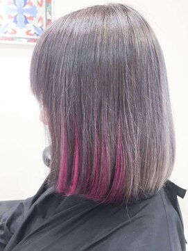 デイズ(days) Aラインボブ小顔前髪イメチェンくびれ透明感インナーカラー　BB