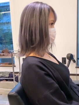 シェルハ(SHELHA) 【橿渕昭希】バレイヤージュ×シルバー