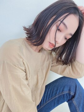 ルービック 京橋(Rubik's) 20代30代外ハネ大人 ナチュラルボブ