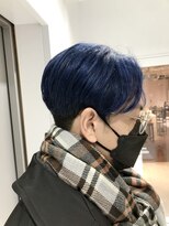 オンザ(ONTHE)&nbsp;カルマヘアー　ネイビーブルー