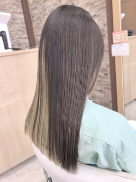 スタイルジャパン 新都心店(style JAPAN) ブラック×ハイトーンインナーカラー×ベージュ×美髪改善