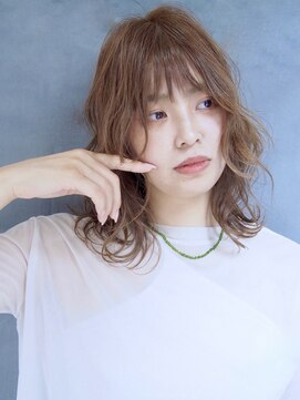 スリー スタンド(THREE STAND) 20代30代40代大人かわいいセミロングレイヤー♪