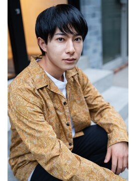 ヘアーポケット 恵比寿(hair pocket) 艶カラーメンズストレートヘア/恵比寿/髪質改善/トステア/理容室