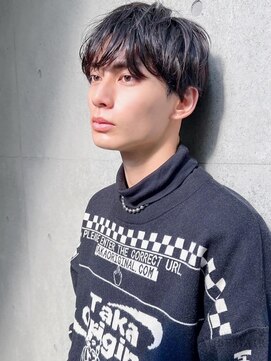 オーブ ヘアー サンシア 弘前店(AUBE HAIR sancia) 20代・30代_黒髪マッシュ