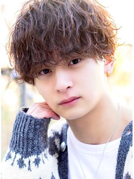 オーシャントーキョー 渋谷神南(OCEAN TOKYO) ツーブロック束感流行波巻きマッシュ