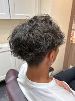 ヘアーズロー(hair's LOWE)&nbsp;【 hair's LOWE 】波巻きツイストスパイラルパーマ/メンズ/黒髪