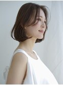 韓国ボブ×ブリーチ無しで作るヘーゼルベージュカラー♪