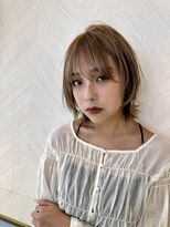 ロンド ストラーダ 心斎橋(Lond strada) マチルダボブ×インナーグレージュ【髪質改善/縮毛矯正】