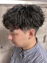 メンズココ 清澄白河店(MENS COCO)&nbsp;ツイストスパイラルパーマ波巻きスパイラル刈り上げマッシュ