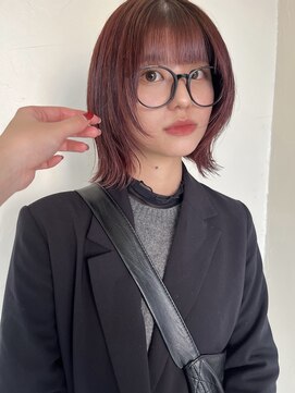 ニコ トウキョウ ヨコハマ(nico) 顔まわりレイヤー/切りっぱなし/ボブ/レイヤーカット