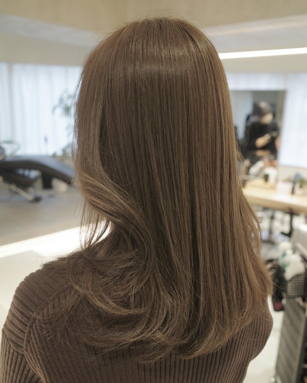 Gallica】透明感オリーブブラウン/ブリーチなしダブルカラー