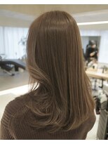 ガリカ 渋谷(Gallica)&nbsp;【Gallica】透明感オリーブブラウン/ブリーチなしダブルカラー