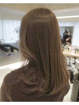 ガリカ 渋谷(Gallica) 【Gallica】透明感オリーブブラウン/ブリーチなしダブルカラー