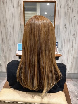 エヌアンドエー 杉戸高野台店(N&A) サラ艶ロング髪質改善カラー/縮毛矯正うる艶/ハイライト#1