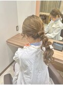 イベントにおススメ編みおろしヘアアレンジ