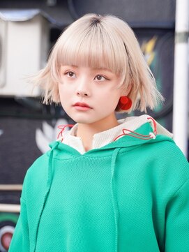 シャロン(SHARON) 【SHARON原宿】トレンド姫カット×切りっぱなしボブ