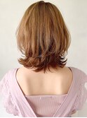 レイヤーカットサイドバング前髪セミディうる艶髪#249e0521