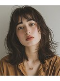 20代・30代_くせ毛風パーマロブ