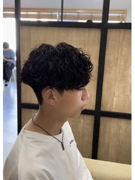 メンズギフト(men's GIFT) 波巻きスパイラルパーマメンズマッシュ