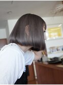 ミニボブ×ハイトーングレージュ