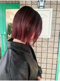 ぱつっとbob×red color