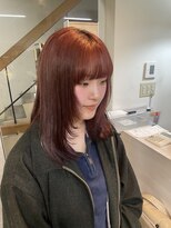 ハイル(KHAIR)&nbsp;ピンクオレンジ♪/梅田美容室/金城二千夏