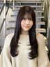 【自然なストレート】カット＋髪質改善縮毛矯正（全体）→￥20,000