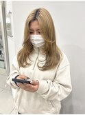 レイヤーカット ロングレイヤー レイヤーロング 顔周りレイヤー
