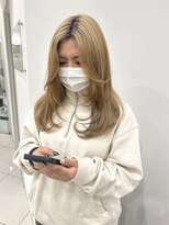 ハピネス 西大寺店(Happiness)&nbsp;レイヤーカット ロングレイヤー レイヤーロング 顔周りレイヤー