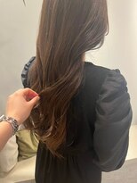 ジーナ 船橋(Zina) 髪質改善*ロングレイヤーグレーベージュ*美髪【Zina船橋】