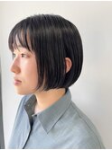 20代30代40代ストレートボブリップラインラベンダーベージュ