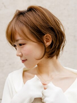 スタジオテオ(studio Teo) 小顔丸みショートボブ×ゆるパーマ