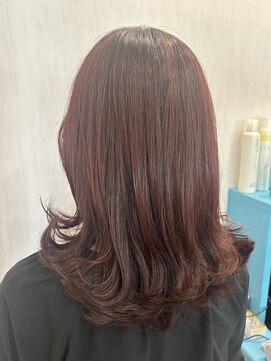 ヘアサロンアンドカフェ エイチプラス(H plus) ブリーチなし艶カラー 20代 30代 40代