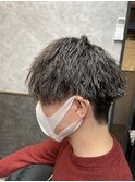 ツイストスパイラルパーマ マッシュ メンズカット 葛西メンズ