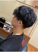 無造作ニュアンスパーマ束感ハンサムショートr1名護大東