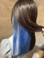 キャラ シャローネ 池袋(Chara Chalone)&nbsp;ブルーインナーカラー/ブルーカラー/池袋/インナー/【たいし】