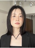 暗めカラー/ボブ/前髪/レイヤー/髪質改善/縮毛矯正/本町