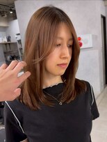 ハーシーバイアポロ 相模大野(HERSHE by apollo)&nbsp;ミディアムヘア/暗めカラー/グランマッシュ/レイヤーカット