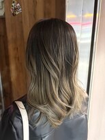 アヴァンス 天王寺店(AVANCE.)&nbsp;バレイヤージュ×シアベージュ