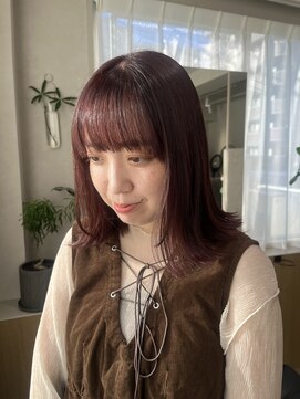 チェリーレッドカラー