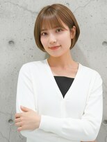 ニューヨークニューヨーク ピオレ姫路店(NYNY)&nbsp;艶感ベージュ×前髪ありボブ